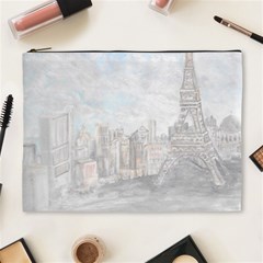 Eiffel Tower Paris Cosmetic Bag (xl) by rokinronda