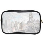 Eiffel Tower Paris Travel Toiletry Bag (Two Sides) Front