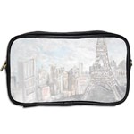 Eiffel Tower Paris Travel Toiletry Bag (Two Sides) Back