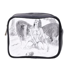 Bleeding Angel 1  Mini Travel Toiletry Bag (two Sides) by 55555