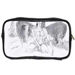 Bleeding Angel 1  Travel Toiletry Bag (one Side) by 55555