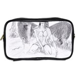 Bleeding Angel 1  Travel Toiletry Bag (Two Sides) Back