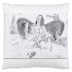 Bleeding Angel 1  Large Cushion Case (single Sided)  by 55555