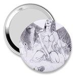 Bleeding Angel 1  3  Handbag Mirror Front