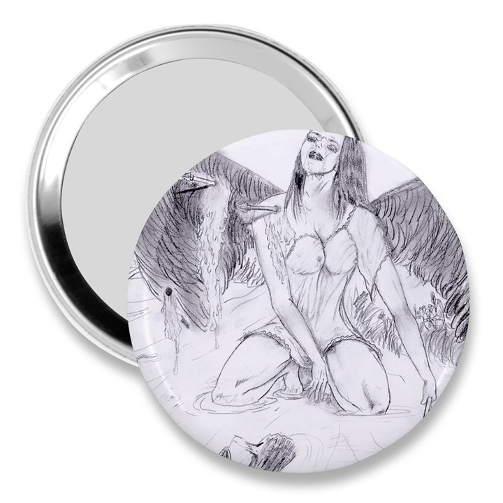 Bleeding Angel 1  3  Handbag Mirror