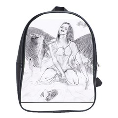 Bleeding Angel 1  School Bag (xl) by 55555