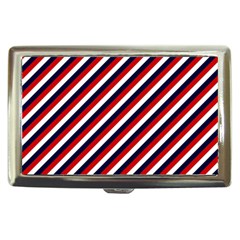 Diagonal Patriot Stripes Cigarette Money Case