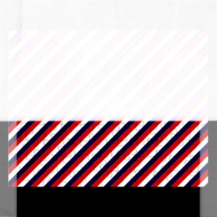 Diagonal Patriot Stripes Jigsaw Puzzle (Rectangle)