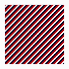 Diagonal Patriot Stripes Glasses Cloth (medium)