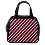 Diagonal Patriot Stripes Classic Handbag (One Side) Front