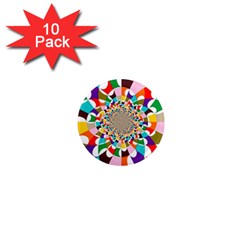 Focus 1  Mini Button Magnet (10 Pack) by Lalita