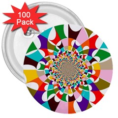 Focus 3  Button (100 Pack)