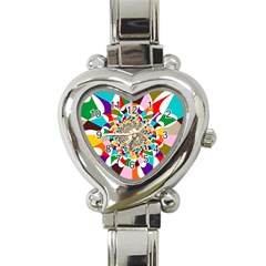 Focus Heart Italian Charm Watch 