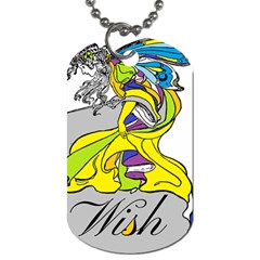 Faerie Wish Dog Tag (one Sided) by StuffOrSomething