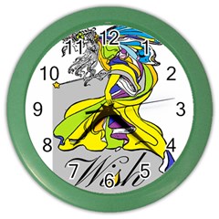 Faerie Wish Wall Clock (color) by StuffOrSomething