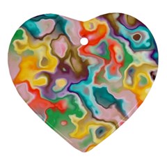 Marble Heart Ornament