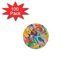 Marble 1  Mini Button (100 Pack)