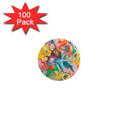 Marble 1  Mini Button Magnet (100 Pack)