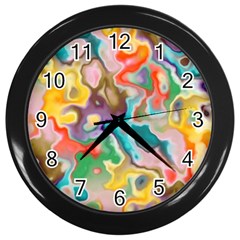 Marble Wall Clock (black) by Lalita