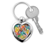 MARBLE Key Chain (Heart) Front