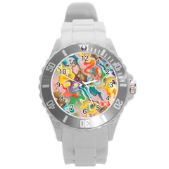 Marble Plastic Sport Watch (large)