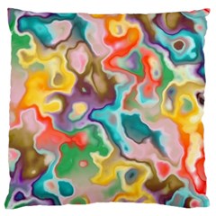 Marble Large Cushion Case (single Sided) 