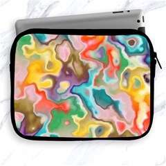 Marble Apple Ipad Zippered Sleeve by Lalita