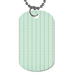 Hearts & Stripes Dog Tag (One Sided) Front