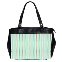 Hearts & Stripes Oversize Office Handbag (two Sides)