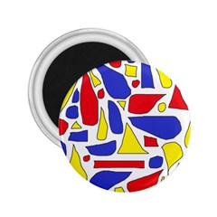 Silly Primaries 2 25  Button Magnet by StuffOrSomething