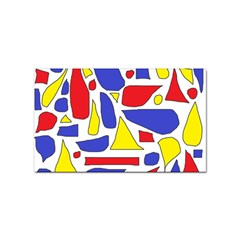 Silly Primaries Sticker 100 Pack (rectangle) by StuffOrSomething