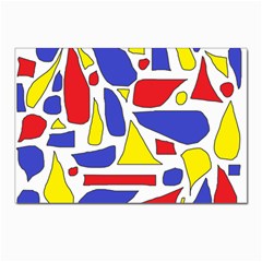 Silly Primaries Postcards 5  X 7  (10 Pack)