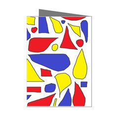 Silly Primaries Mini Greeting Card (8 Pack)