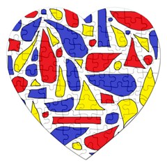 Silly Primaries Jigsaw Puzzle (heart) by StuffOrSomething