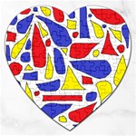 Silly Primaries Jigsaw Puzzle (Heart) Front