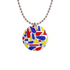 Silly Primaries Button Necklace by StuffOrSomething