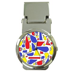 Silly Primaries Money Clip With Watch by StuffOrSomething