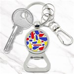 Silly Primaries Bottle Opener Key Chain Front