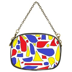 Silly Primaries Chain Purse (one Side)