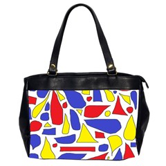 Silly Primaries Oversize Office Handbag (two Sides) by StuffOrSomething