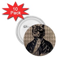 Harlequin Cat 1 75  Button (10 Pack) by StuffOrSomething