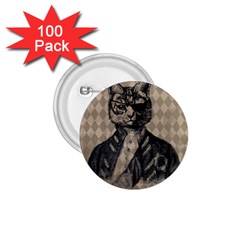 Harlequin Cat 1 75  Button (100 Pack) by StuffOrSomething