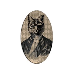 Harlequin Cat Sticker 10 Pack (oval) by StuffOrSomething