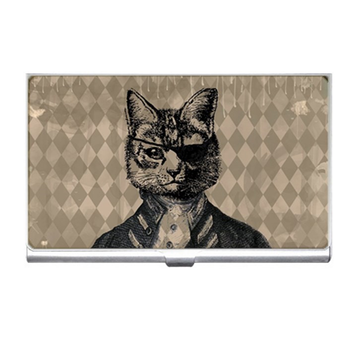 Harlequin Cat Business Card Holder