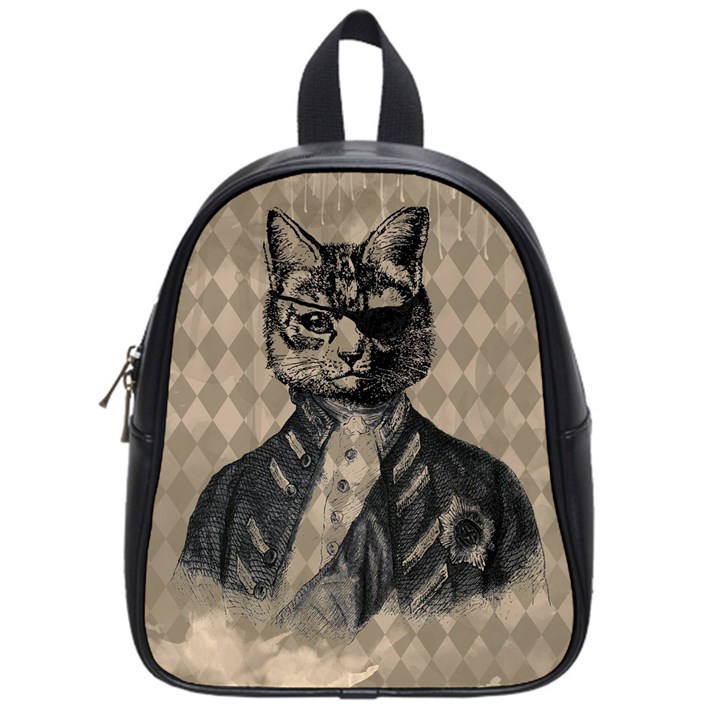 Harlequin Cat School Bag (Small)