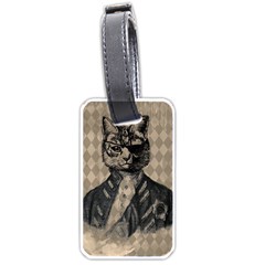 Harlequin Cat Luggage Tag (one Side)