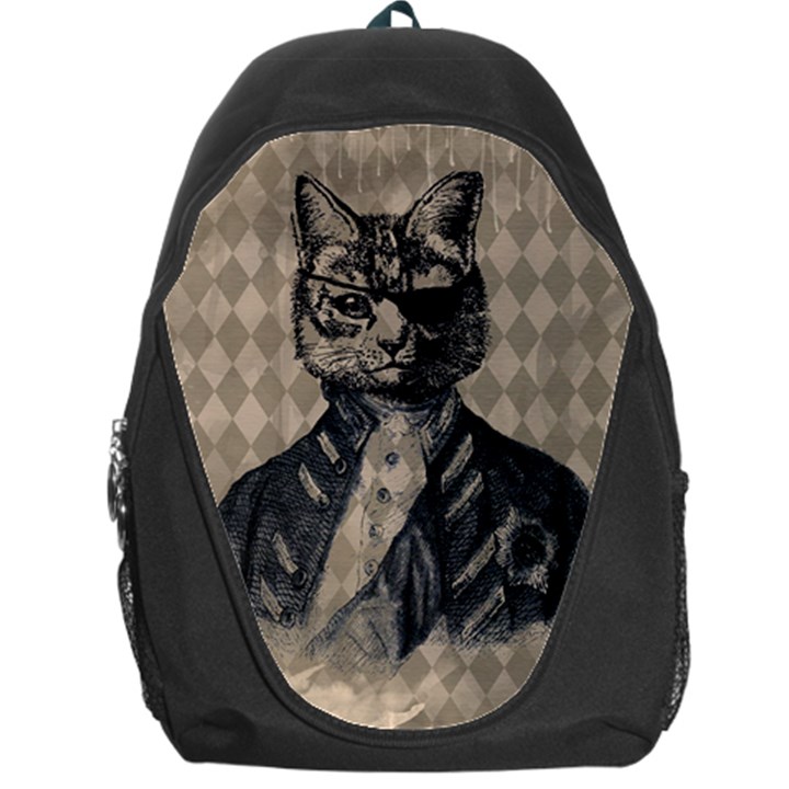 Harlequin Cat Backpack Bag