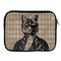 Harlequin Cat Apple Ipad Zippered Sleeve