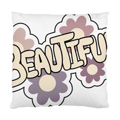 Beautiful Floral Art Cushion Case (two Sided) 