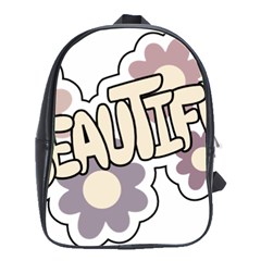 Beautiful Floral Art School Bag (large)